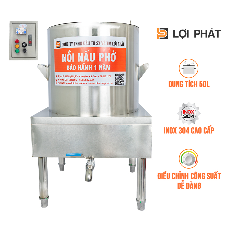 Noi nau pho dien roi 50L