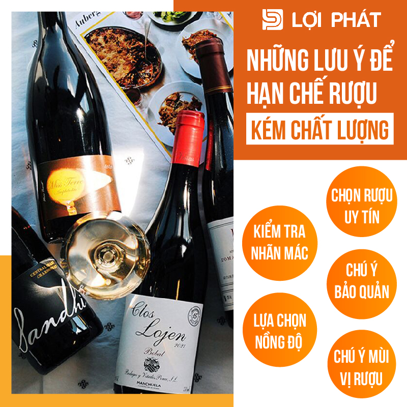 Nhung luu y de han che ruou kem chat luong