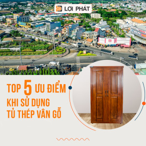 Top 5 ưu điểm nổi bật khi sử dụng tủ thép vân gỗ