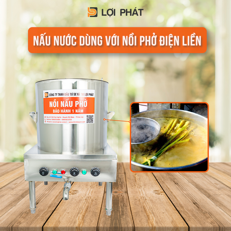 Nau nuoc dung voi Nau nau pho dien lien LOI PHAT