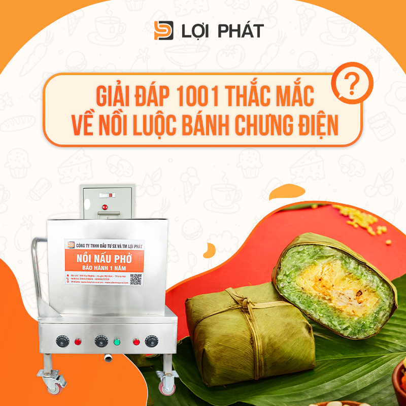 Giai dap thac mac ve Noi luoc banh chung dien