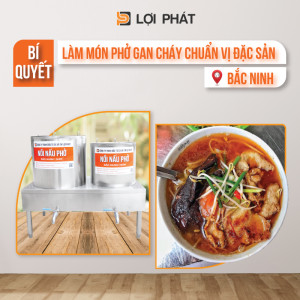 Bí quyết làm món phở gan cháy chuẩn vị đặc sản Bắc Ninh bằng nồi nấu phở điện