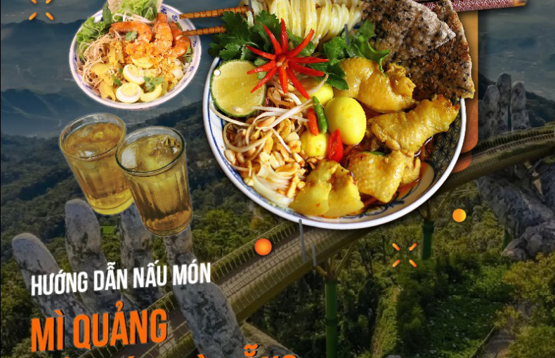 Hướng dẫn nấu món mỳ Quảng nổi tiếng của Đà Nẵng bằng nồi nấu phở điện