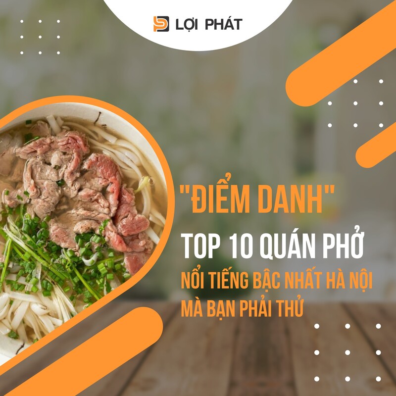 diem danh 10 quan pho ha noi