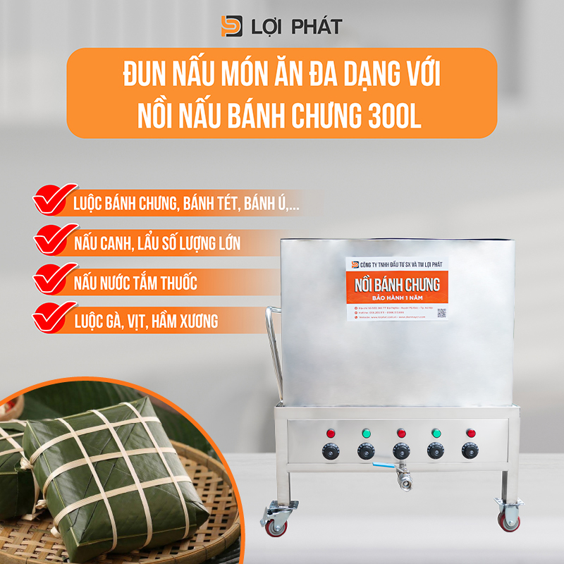 Dun nau mon an da dang vơi Noi luoc banh chung