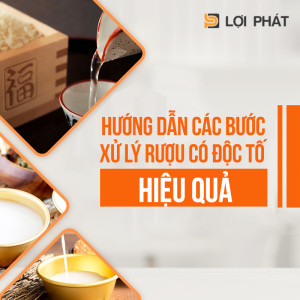 Hướng dẫn các bước xử lý rượu có độc tố hiệu quả