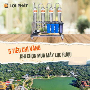 5 tiêu chí "vàng" khi chọn mua máy lọc rượu