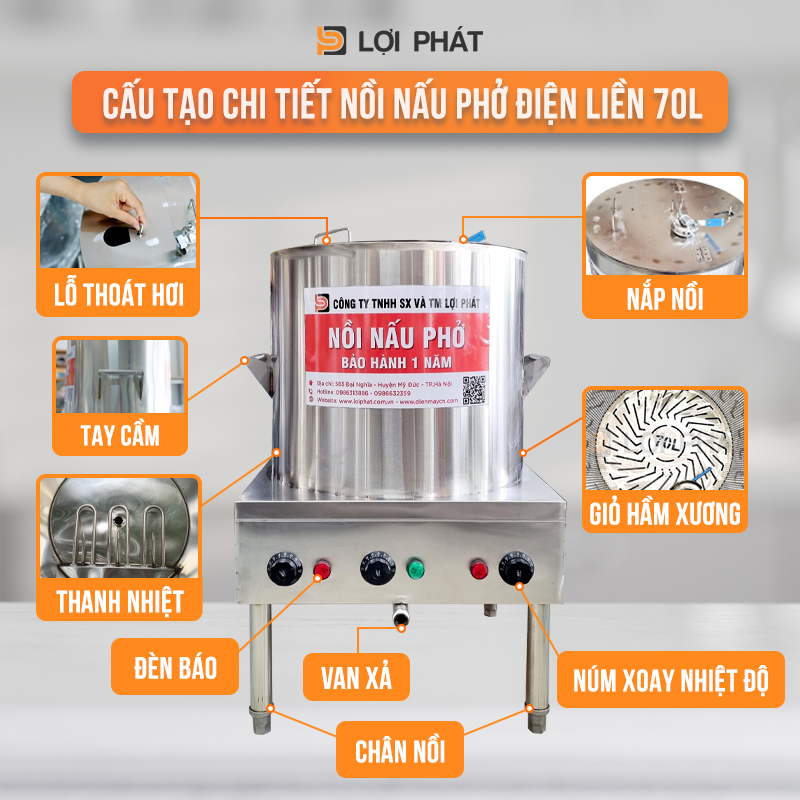 Noi nau pho dien lien 70L