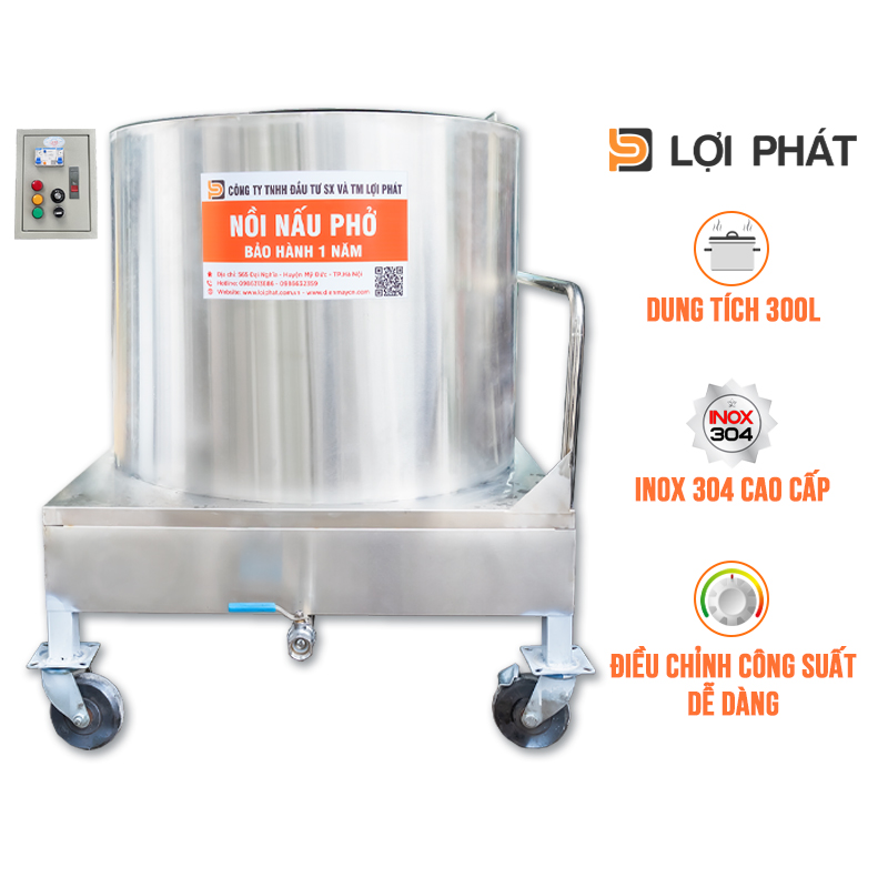 Noi nau pho dien roi 300L