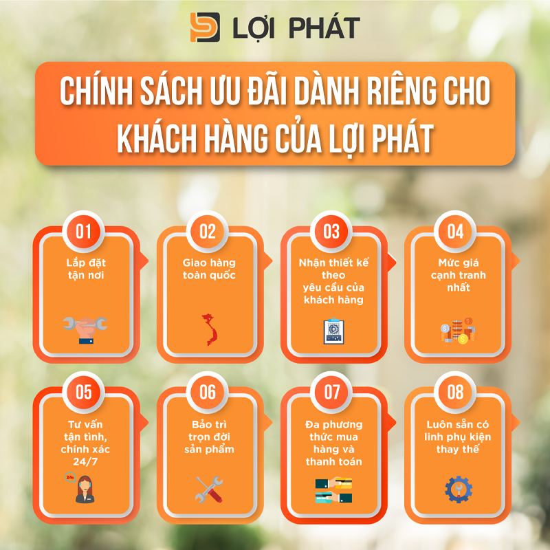 chinh sach uu dai cho khach hang cua Loi Phat