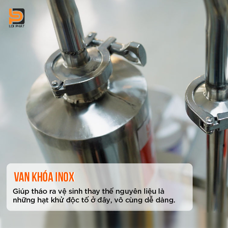 van khoa inox