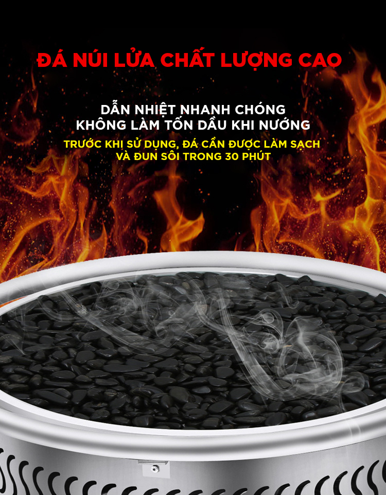 núi lửa chất lượng cao