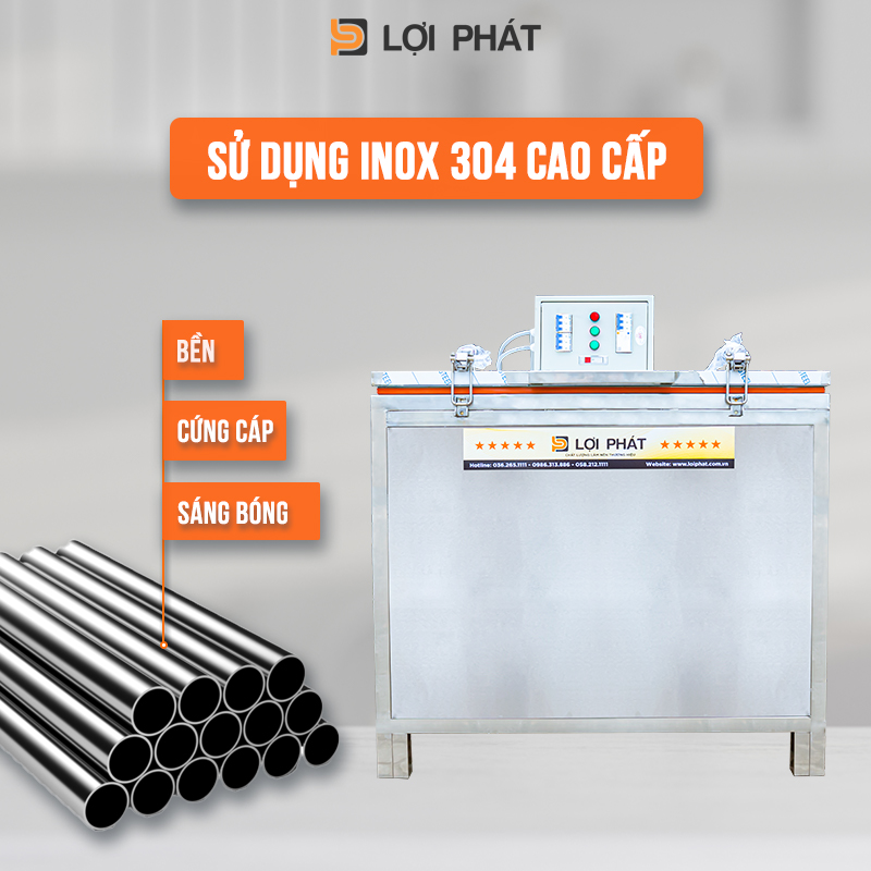 chất liệu của nồi bánh chưng áp suất