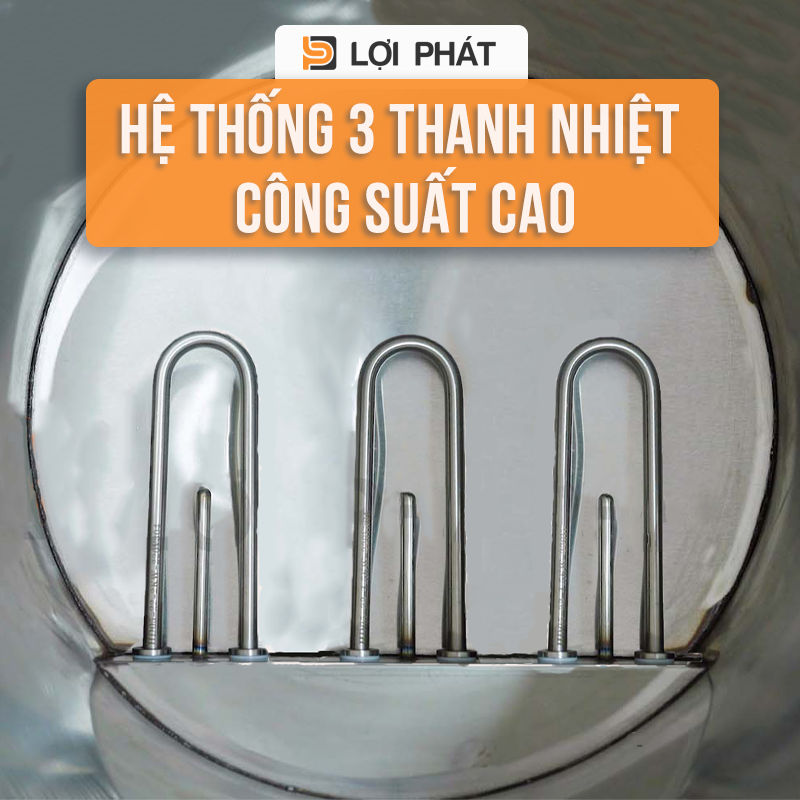 Hệ thống 3 thanh nhiệt công suất cao