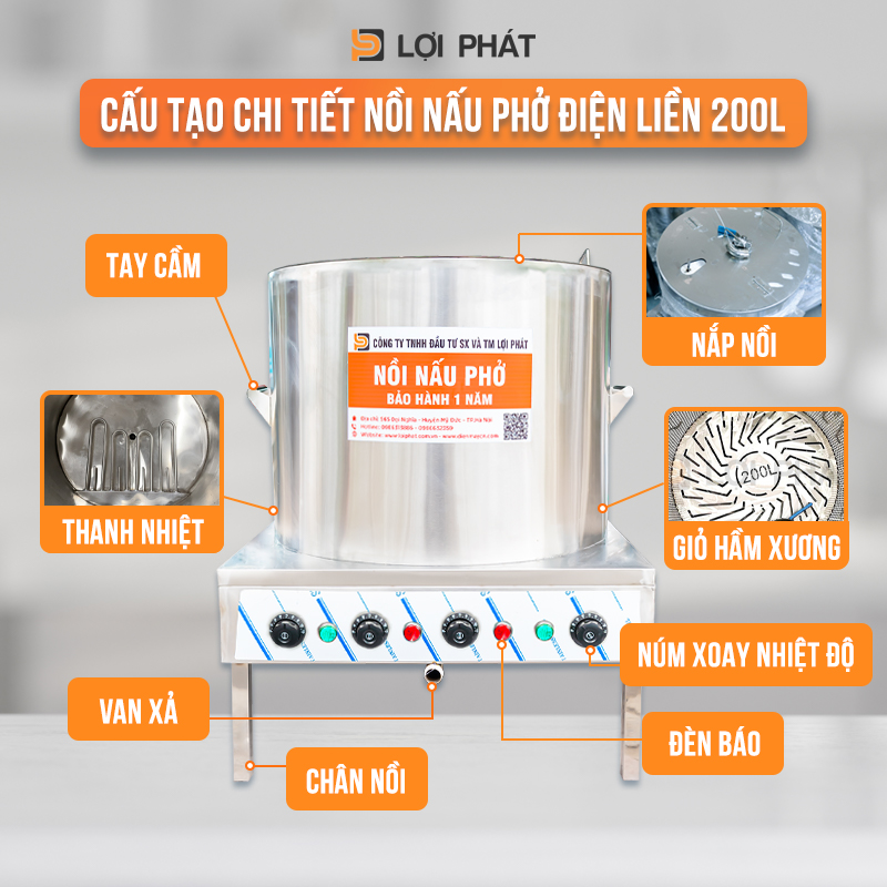 Cau tao chi tiet Noi pho dien lien 200L Loi Phat