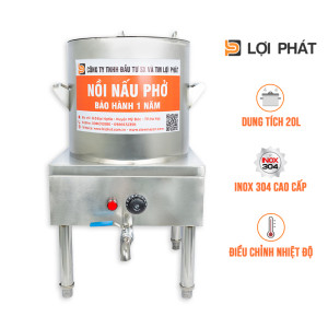 Nồi nấu phở điện liền 20L