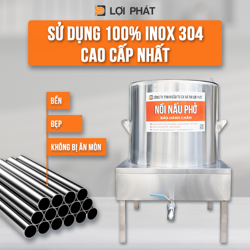 su dung 100% inox 304 cao cap nhat LOI PHAT