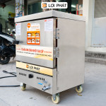 Tủ nấu cơm bằng gas 4 khay